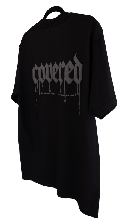 'Covered' Reversed Heavyweight Tee